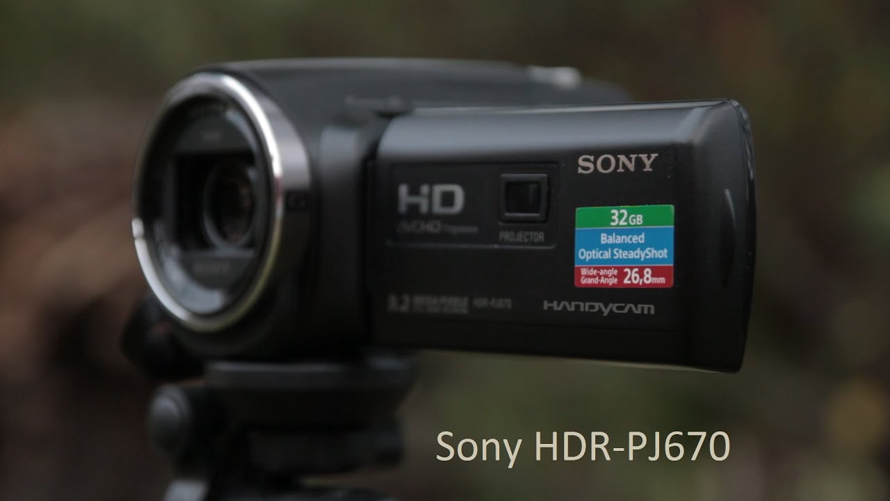 Sony HDR-PJ670 FullHD camcorder review - YouTube