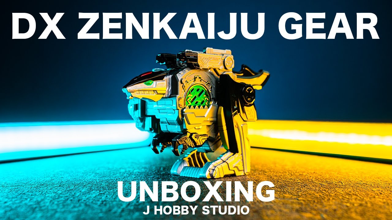 Kikai Sentai Zenkaiger DX Zenkaiju Gear / Unboxing and Morph Sound