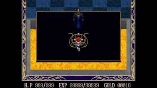 Ys イース (Sharp X68000) Final Boss Dark Fact (No Damage) + ending