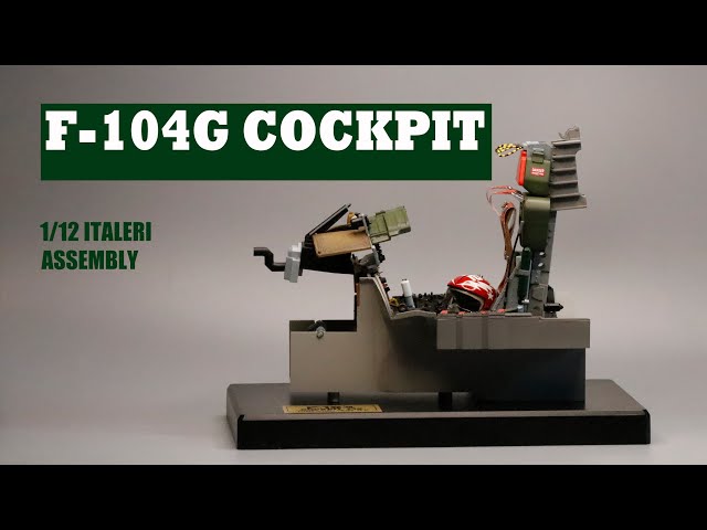 Building a F-104G Cockpit ,ITALERI 1/12, ASSEMBLY - YouTube