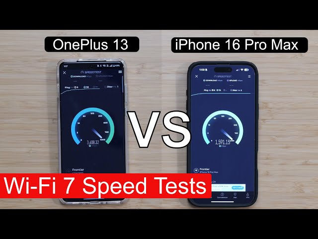OnePlus 13 vs iPhone 16 Pro Max: Wi-Fi 7 Results You WON'T BELIEVE