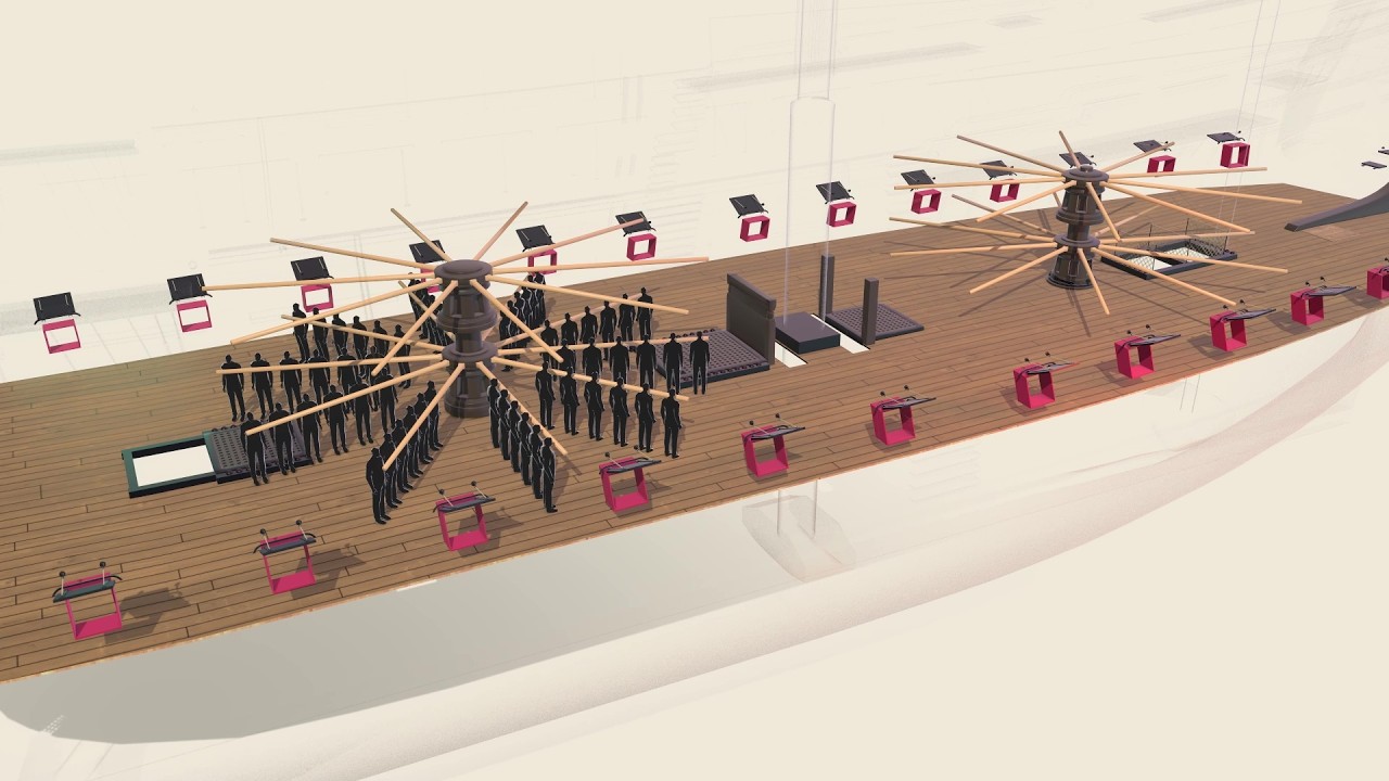 How an 18th Century Sailing Warship Works (HMS Victory) - YouTube