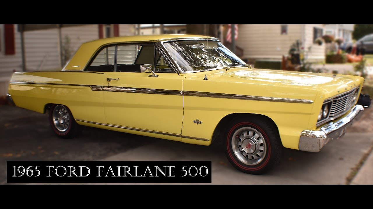1965 Ford Fairlane 500 Classic Muscle High Performance 289 V8