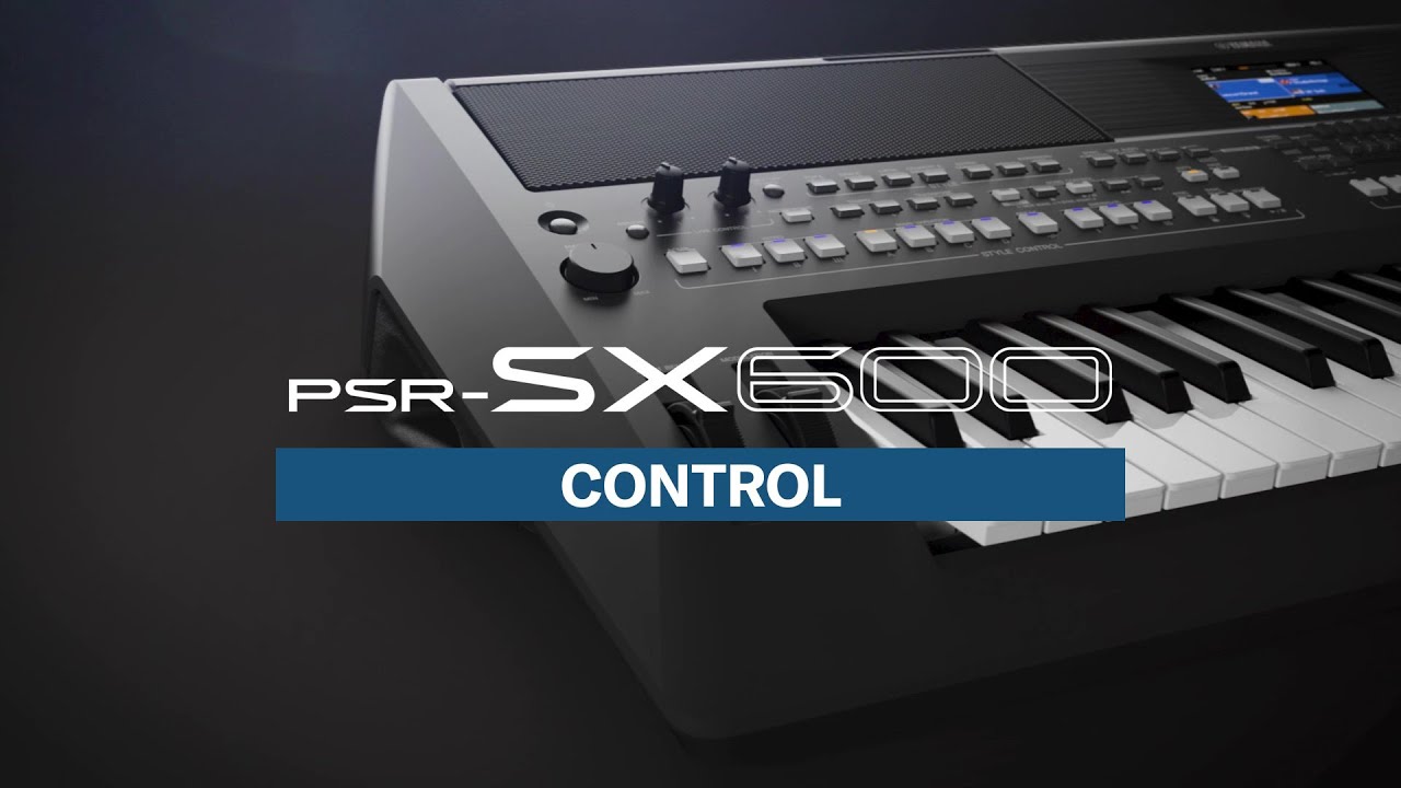 ヤマハ | PSR-SX600 - ポータブルキーボード - 音声・動画