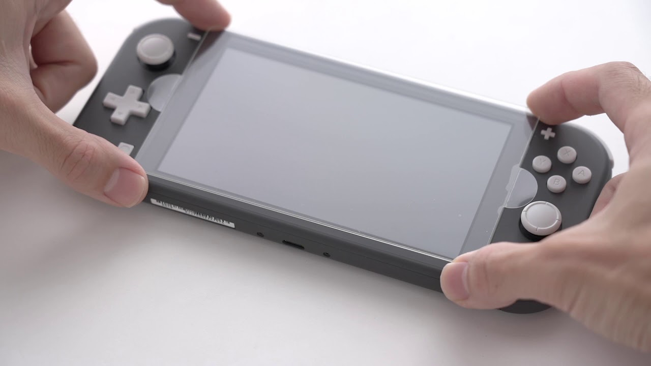 ガラスフィルムの貼り方】Nintendo Switch Lite専用セミハードケース