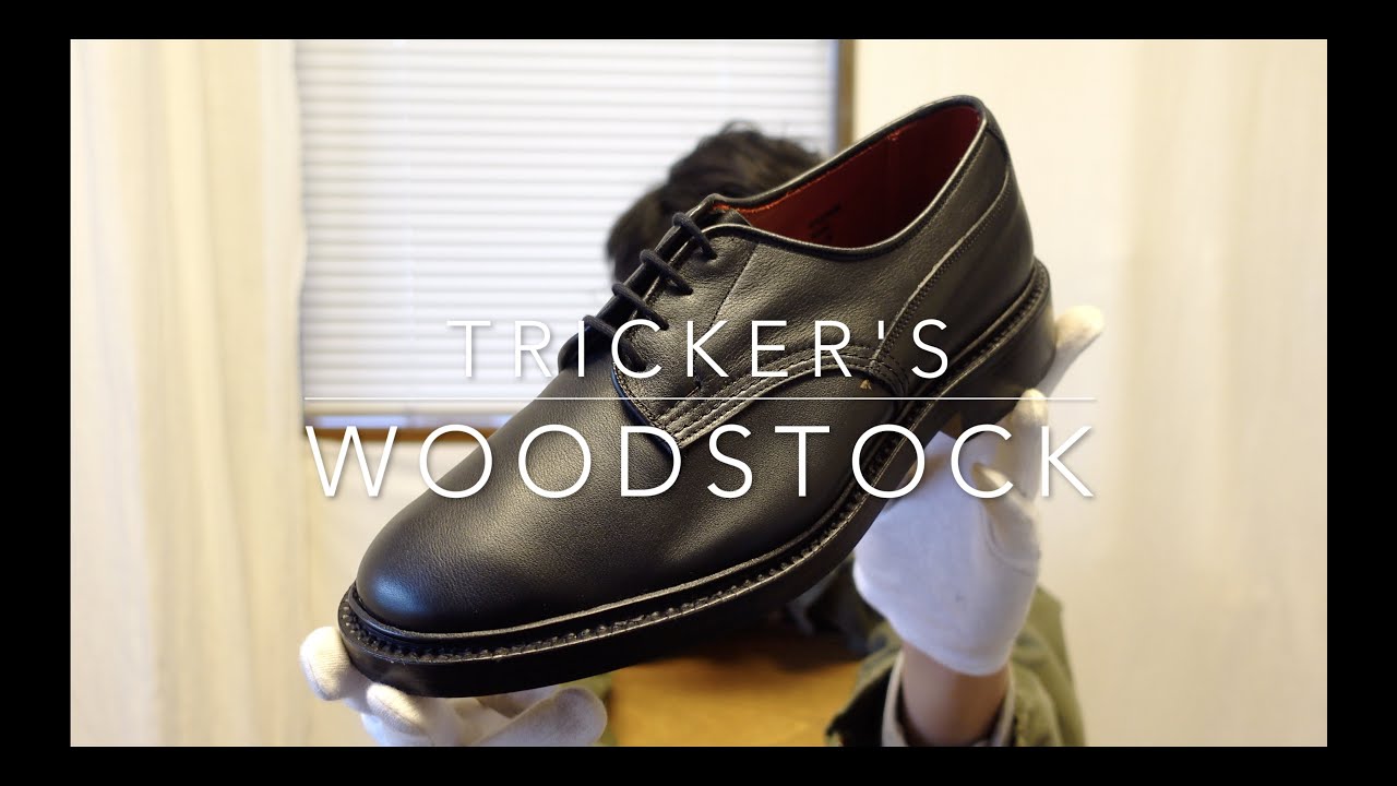 トリッカーズ M8151 WOODSTOCK(ウッドストック) プレーントゥ ブラック