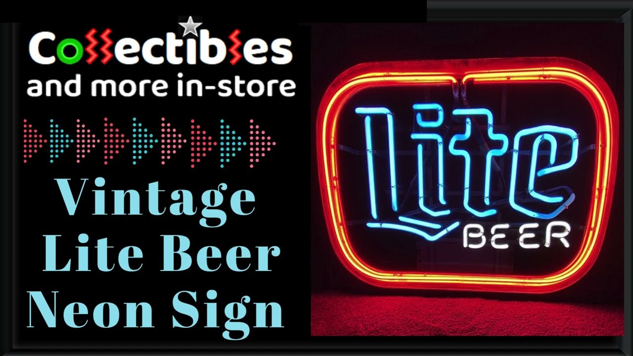 Lite Beer Vintage Neon Sign | Best Retro Collectible Signage