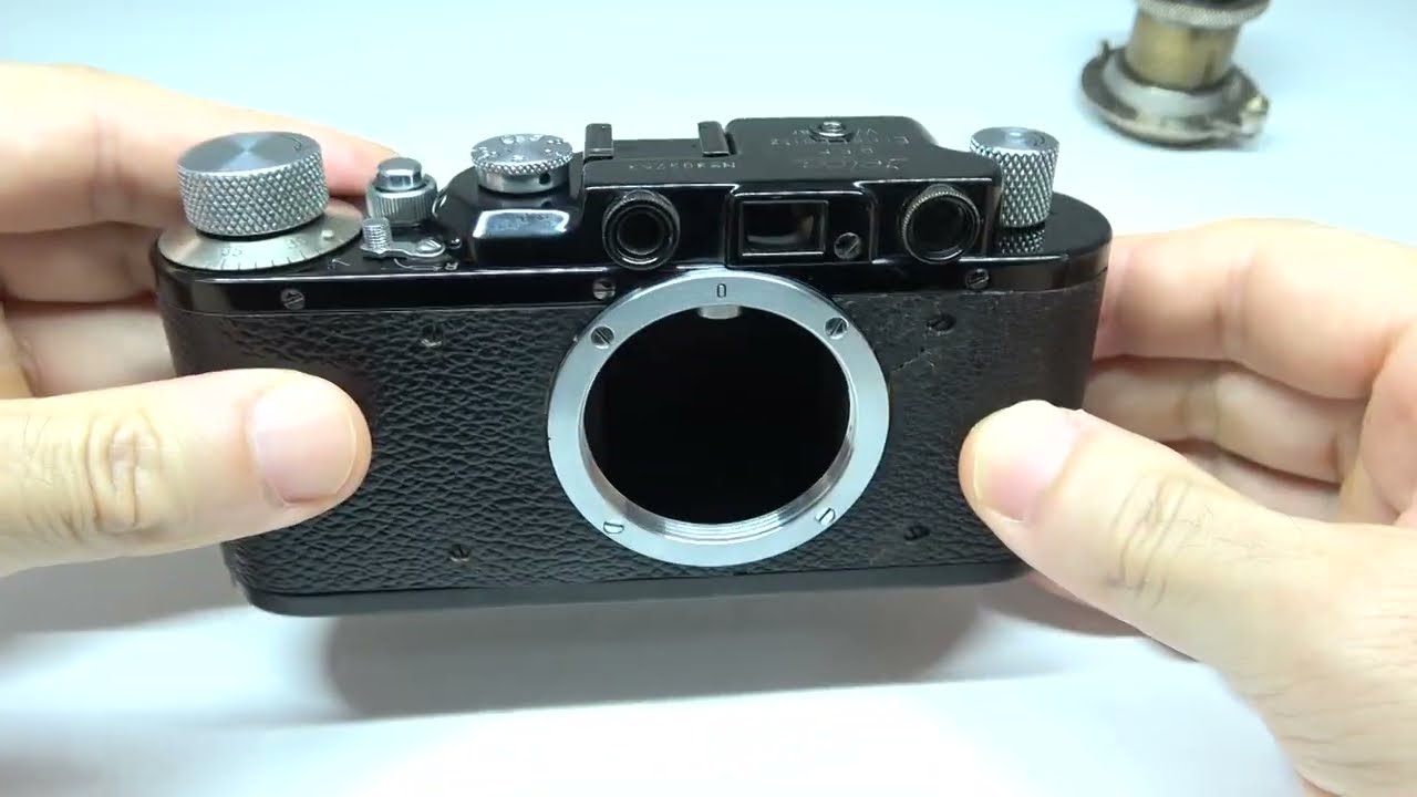 LEICA ライカ バルナック II2 (D2)ブラックペイント 1938年 - YouTube