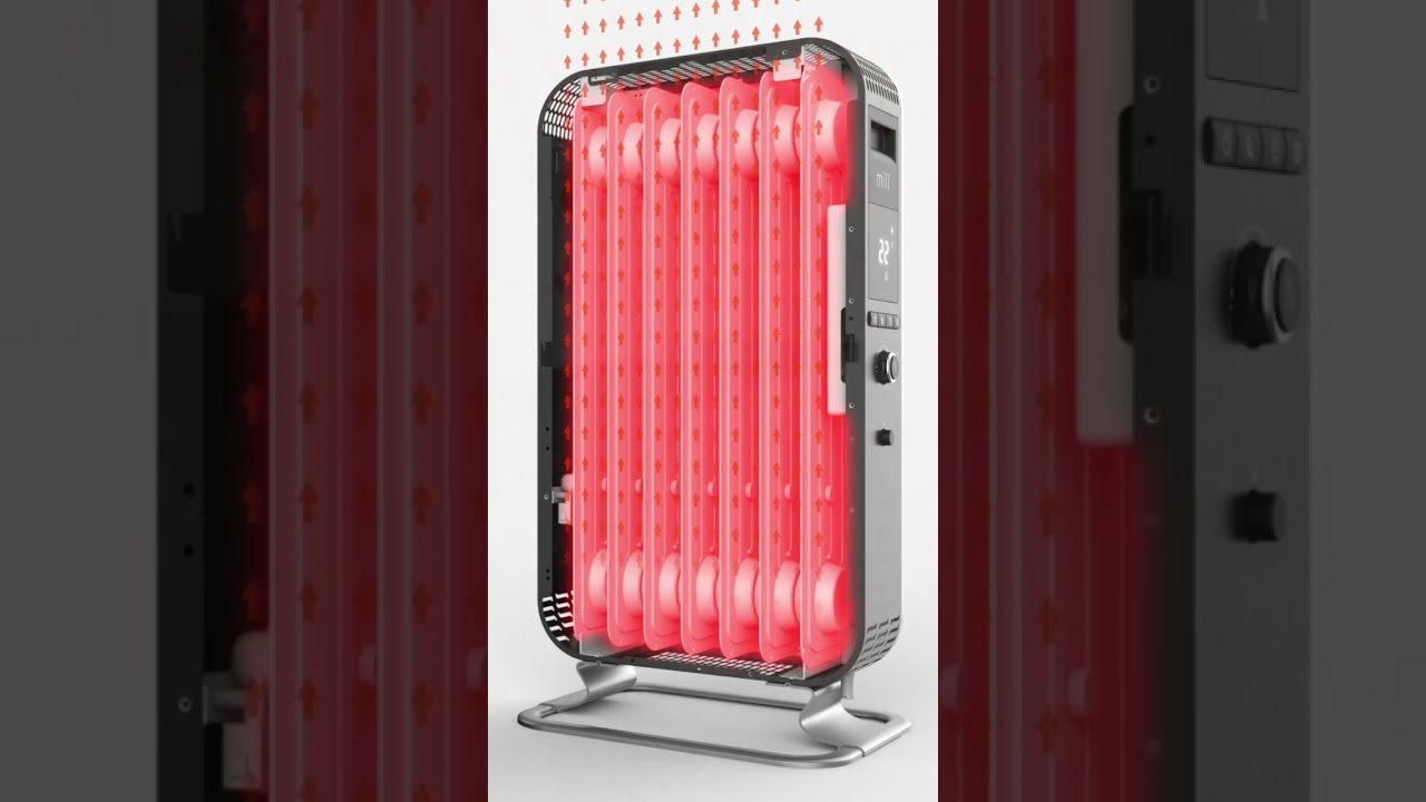 オイルヒーター 3段階 1200/700/500W YAB-H1200TIM mill | 山善