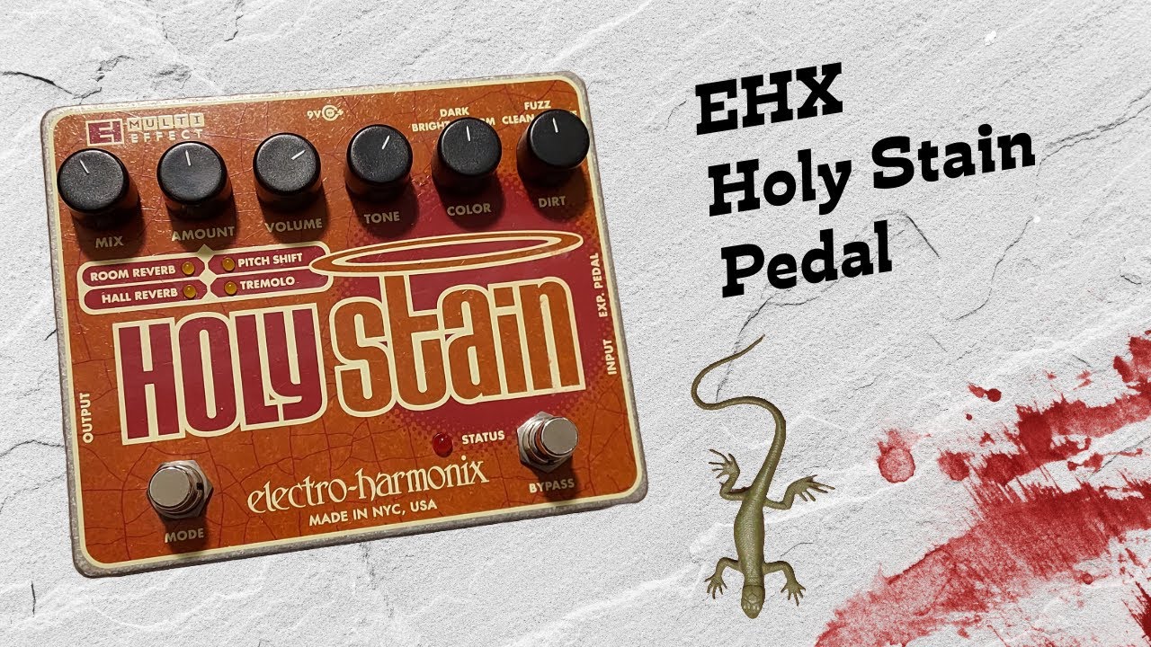 EHX Holy Stain Guitar Pedal Demo - YouTube