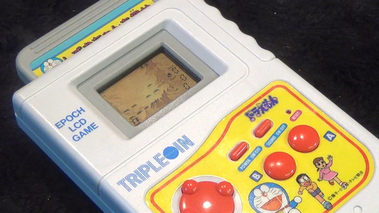 レトロ 電子ゲーム】 エポック社 トリプルイン ドラえもん