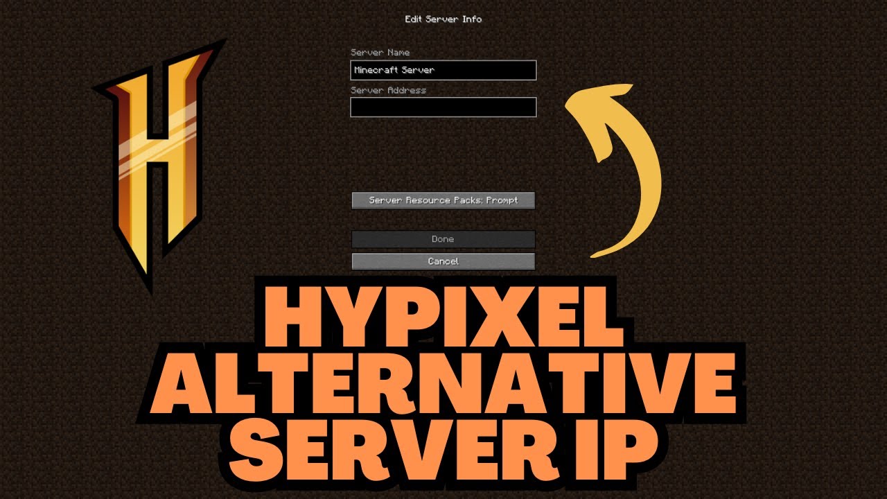 Minecraft Hypixel Alternative IP Address - YouTube