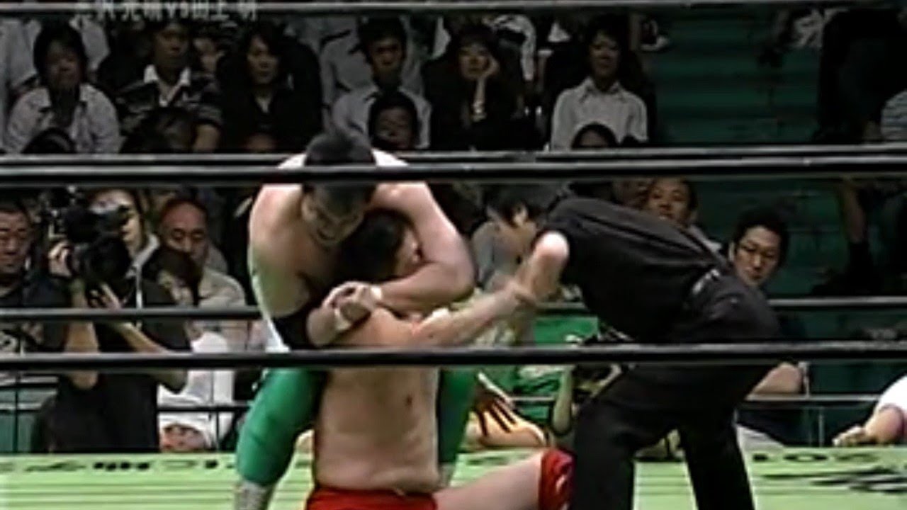 GHCヘビー級選手権試合】三沢光晴vs田上明（2007年7月15日） - YouTube