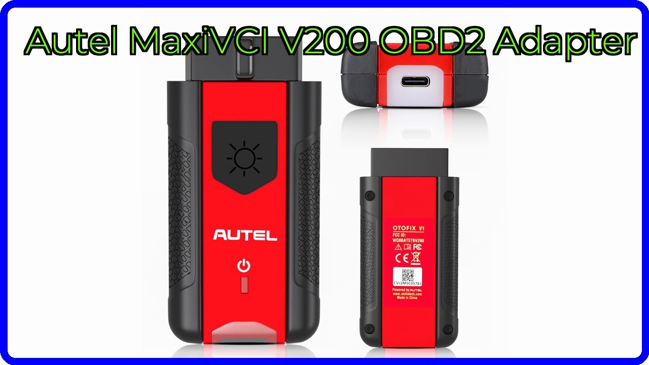 REVIEW (2026): Autel MaxiVCI V200 OBD2 Adapter. ESSENTIAL details