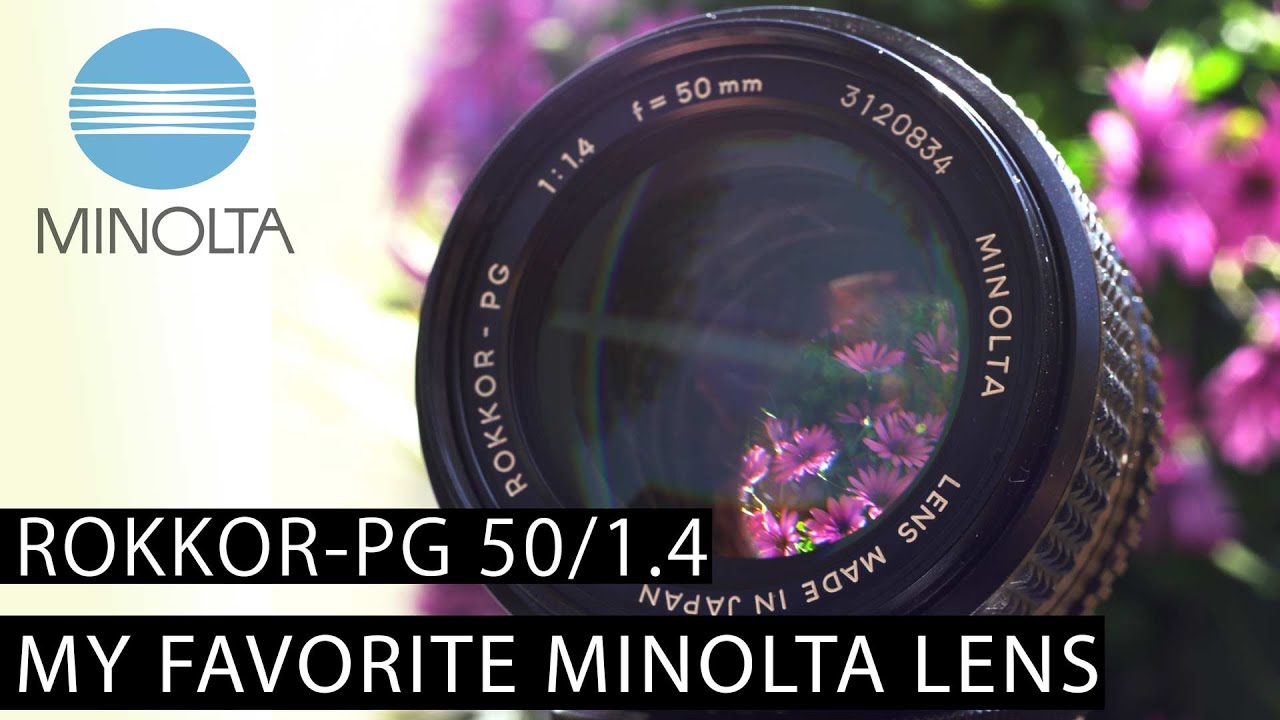 Minolta Rokkor-PG 50mm f1.4 - My new favorite vintage lens? - YouTube