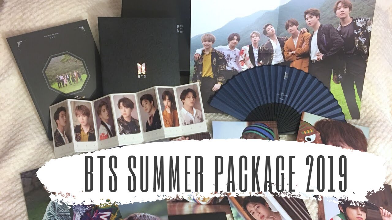 BTS SUMMER PACKAGE 2019 UNBOXING - YouTube