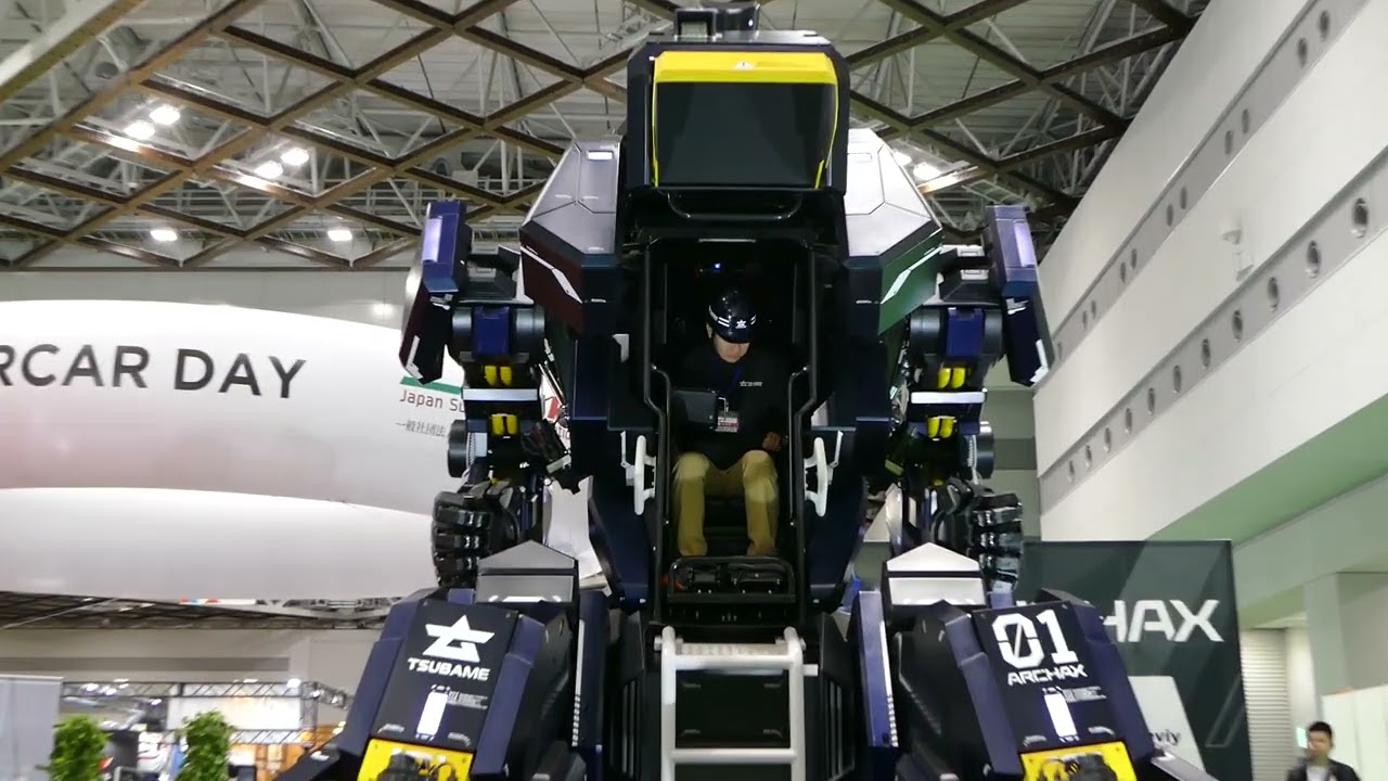 夢とロマンが詰まった4億円の搭乗ロボット「アーカックス」が見られる