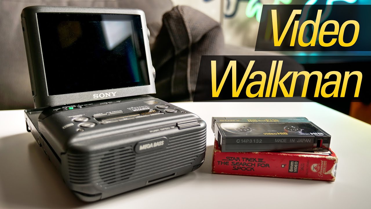 Before DVD Players, There was the Sony GV-500 Video Walkman, an