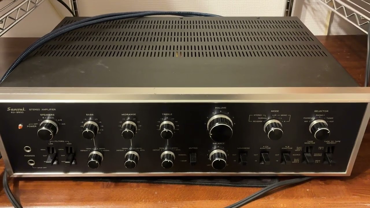 オーディオ試聴動画 SANSUI BA-60 パワーアンプ サンスイ - YouTube