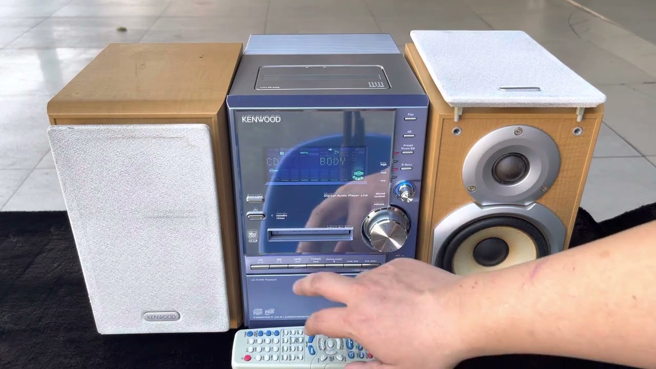 COMPONENT CD MD TAPE KENWOOD :: RXD-SV3MD (remote) - YouTube
