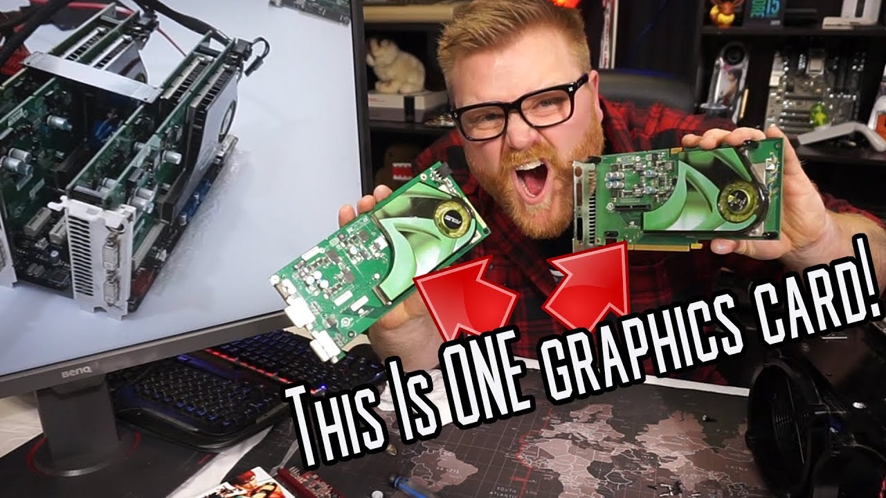 The Nvidia 7950 GX2 is a weird double video card - YouTube