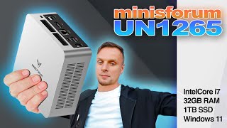 MINISFORUM UN1265 MiniPC Review: Small Size, Big Power - YouTube