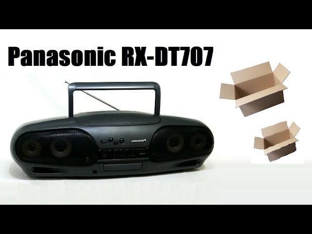 Panasonic RX-DT707 (unboxing,device from Japan) 🇯🇵 - YouTube