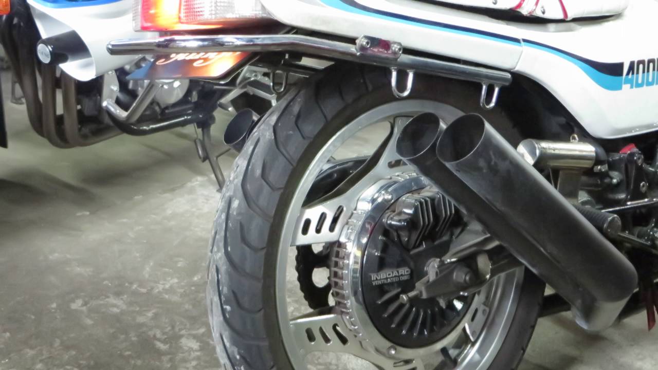 CBX400F GANGゼロ戦マフラー！ 直管サウンド 幻の4本出しマフラー