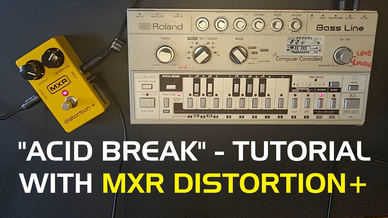 How To Play Acid Break On Liam Howlett's TB-303 With Distortion