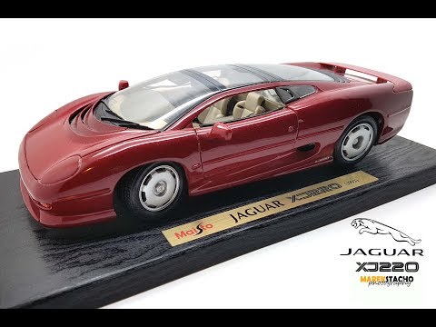 Review of 1:18 1992 Jaguar XJ220 by Maisto - YouTube