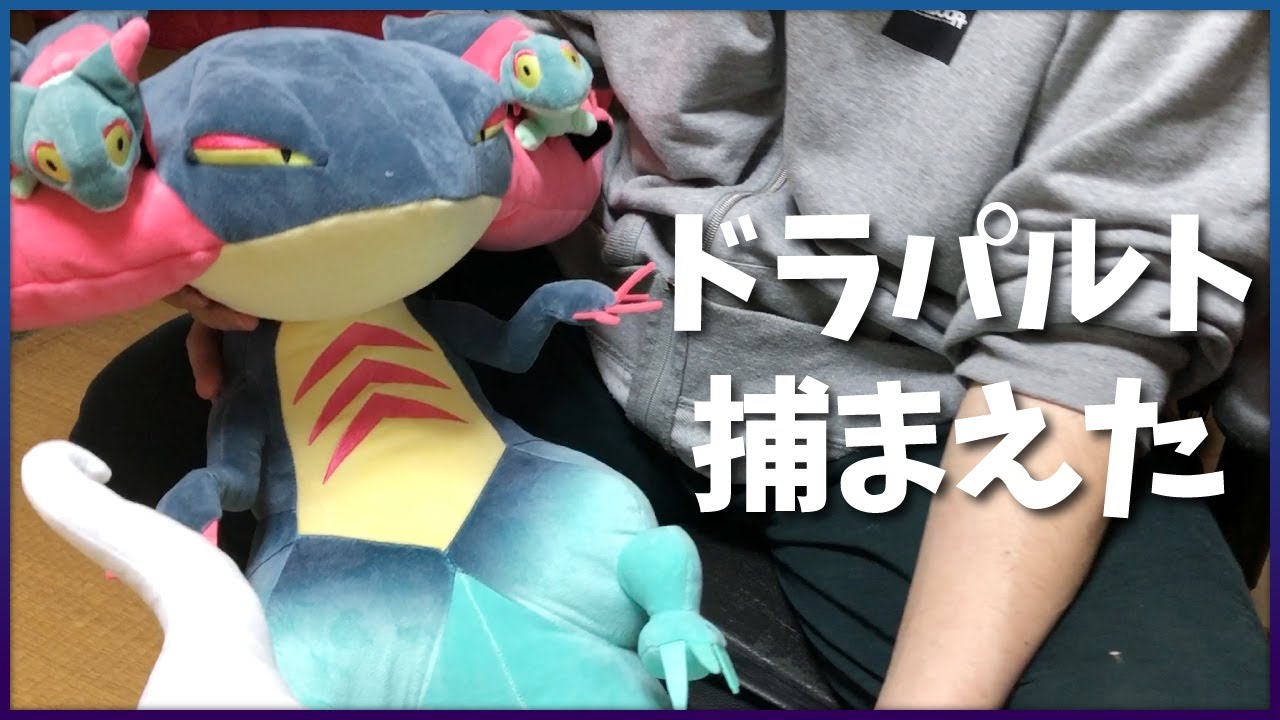 ポケモン】ドラパルト、捕まえた。【ポケモンぬいぐるみ ドでか