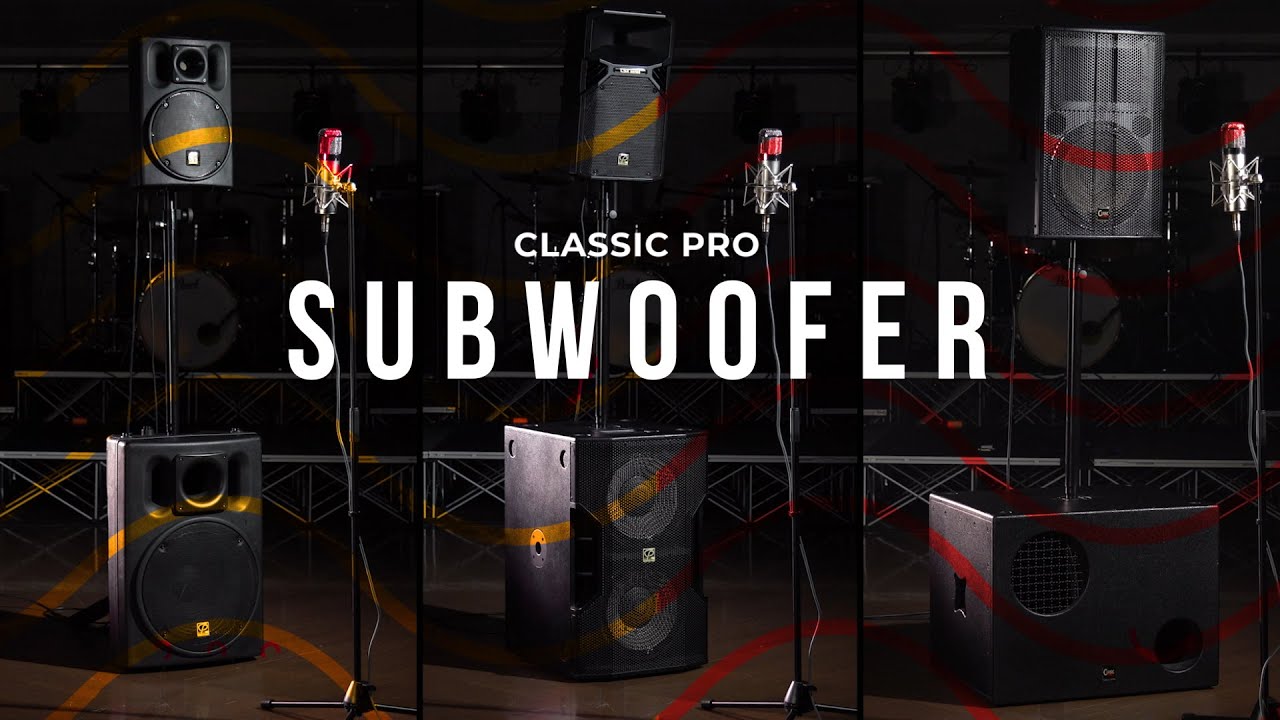 PA Subwoofer / CLASSIC PRO - YouTube