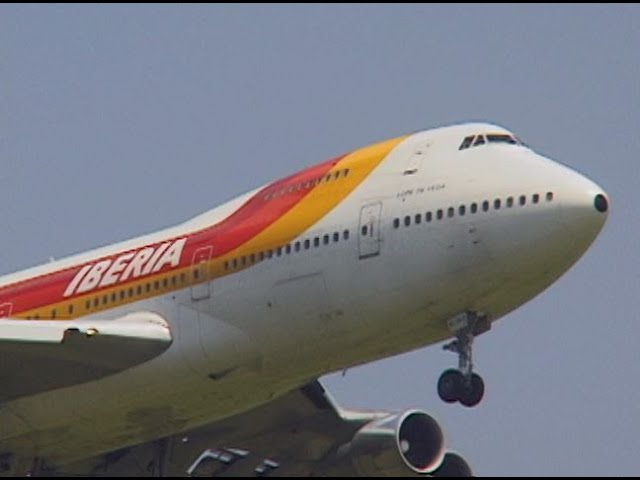 1996年5月25日の成田空港は次から次へとボーイング747でした / Jumbo