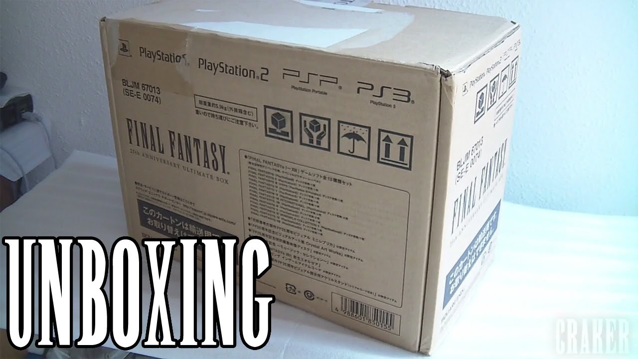 Final Fantasy 25th Anniversary Ultimate Box UNBOXING - YouTube