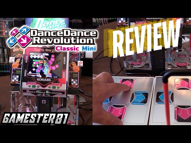 Dance Dance Revolution Classic Mini Arcade Review - 1/5 Scale