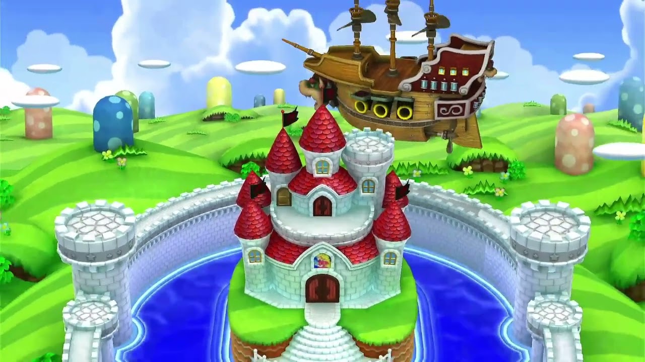 ゲーム実況】 英語版スーパーマリオブラザーズ U デラックスを始めて4