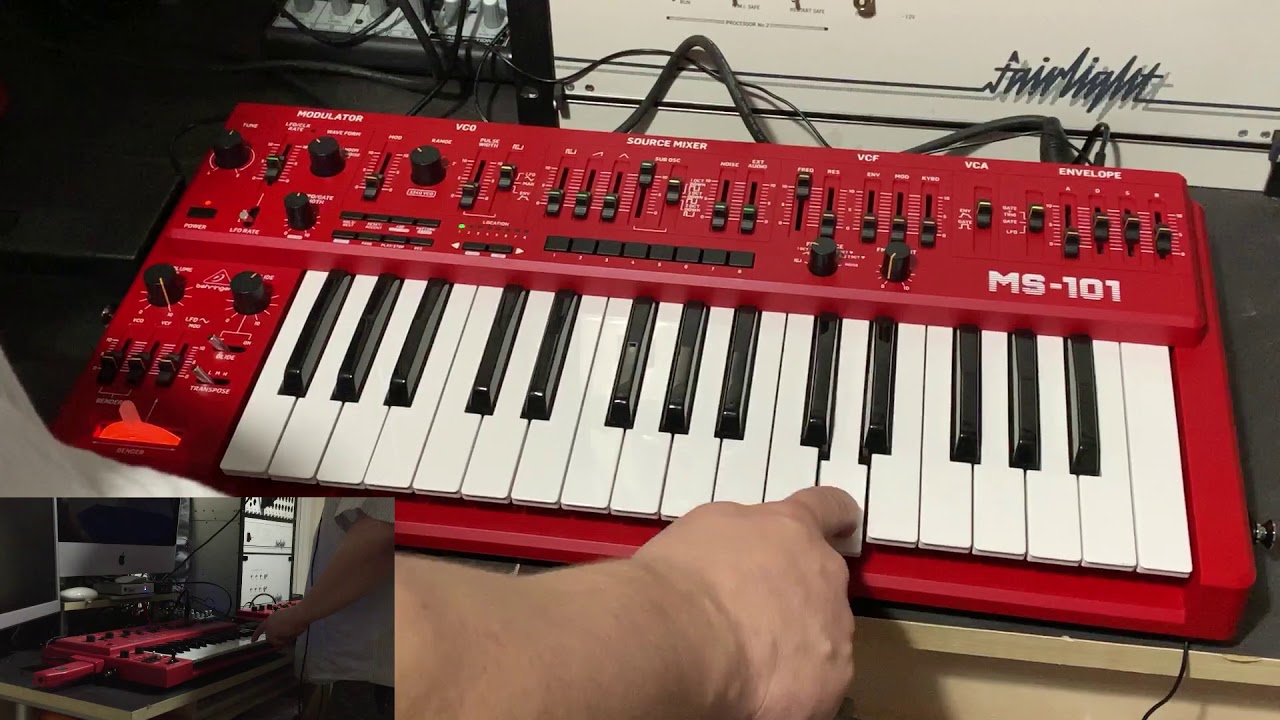Behringer MS-101 vs Roland SH-101 - The 101 Shootout! - YouTube