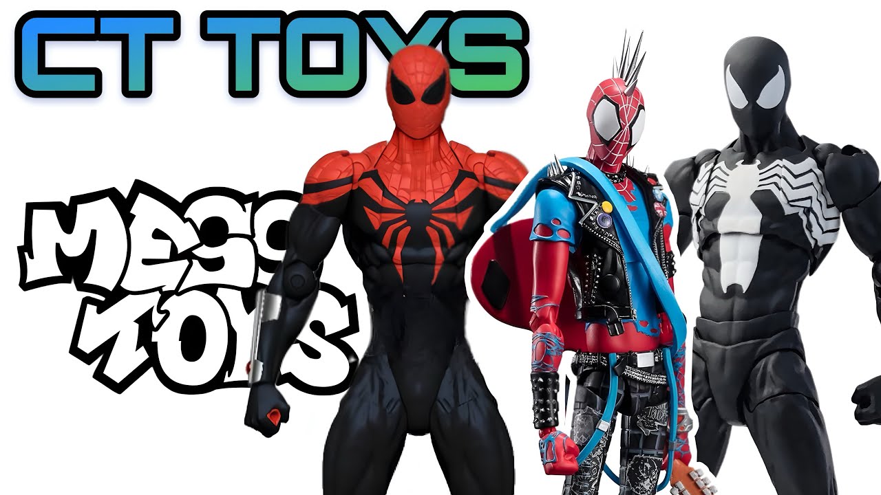 CT Toys News! First look at Mess Toys Black Suit Spider-Man and