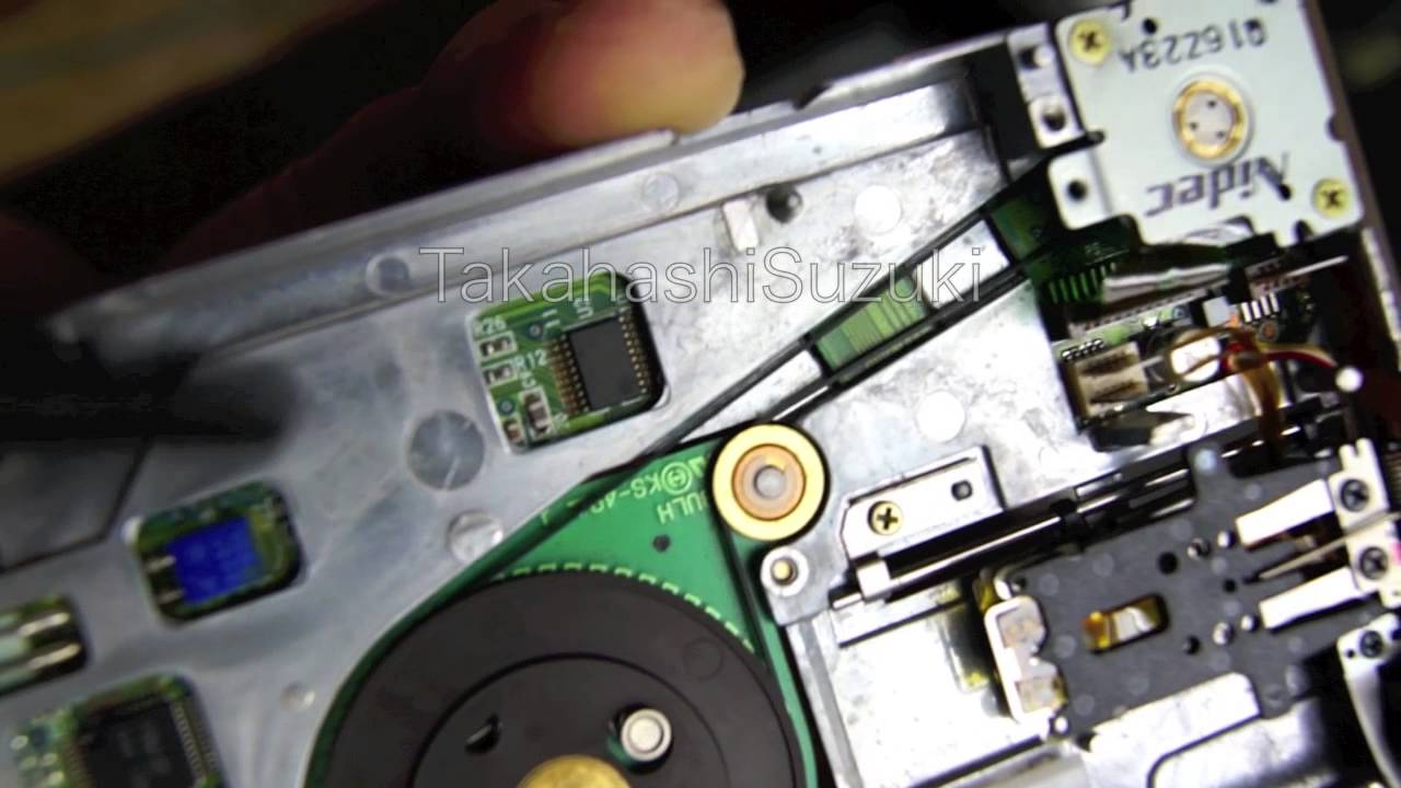 フロッピーディスクドライブFD1238Tの分解・修理 NEC PC-9821Ls150 FDD