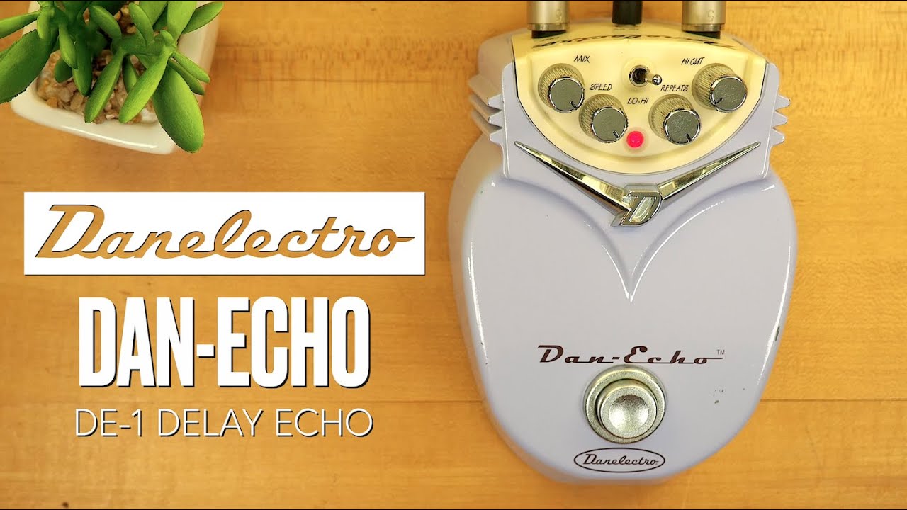 Danelectro DE-1 Dan-Echo Delay Echo - YouTube