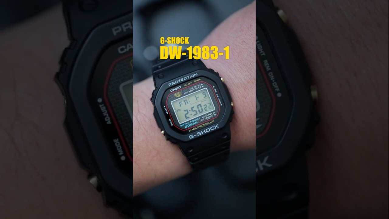 G-SHOCK's 10th anniversary model! Introducing the DW-1983-1
