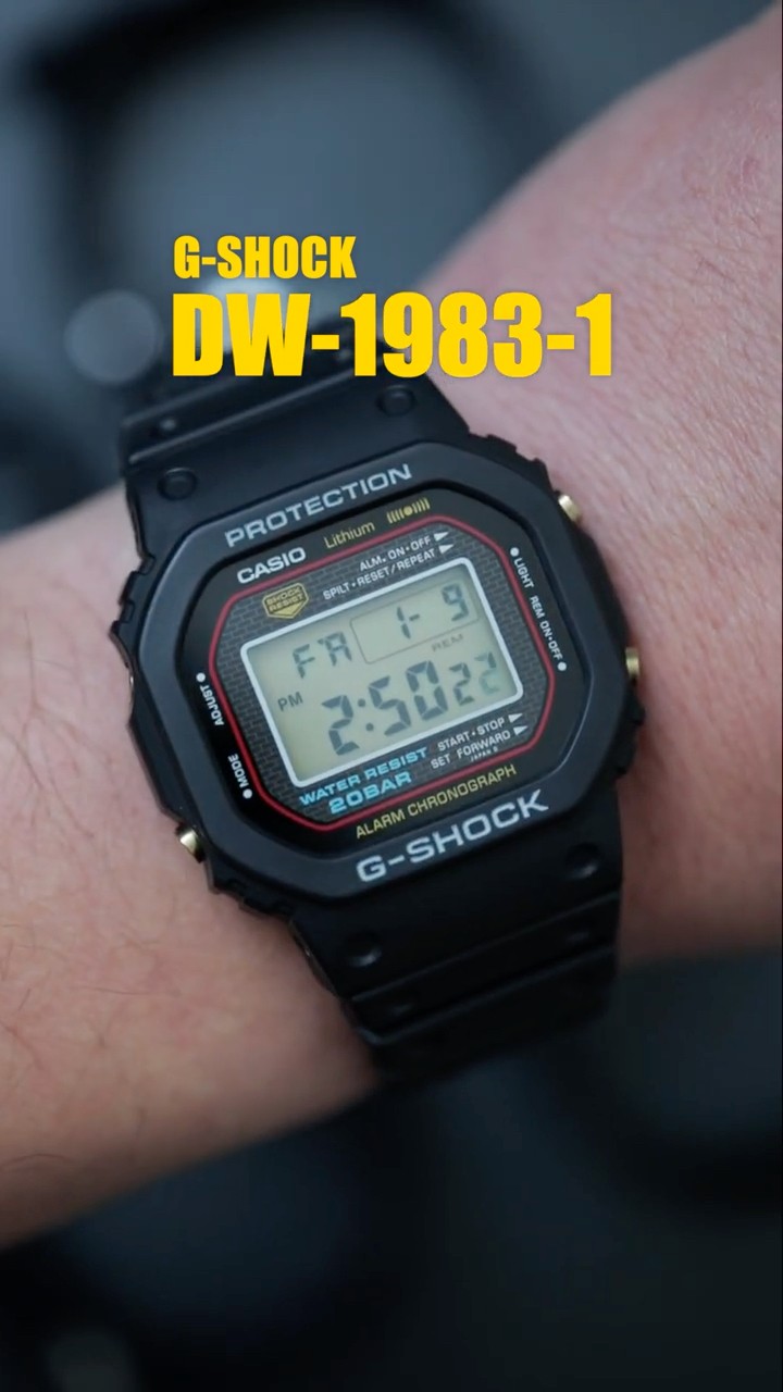 G-SHOCK's 10th anniversary model! Introducing the DW-1983-1