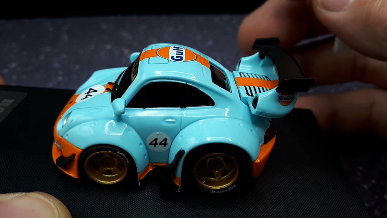 Tooned Porsche 911 993 RWB Gulf livery by You&Car Furuya , resin