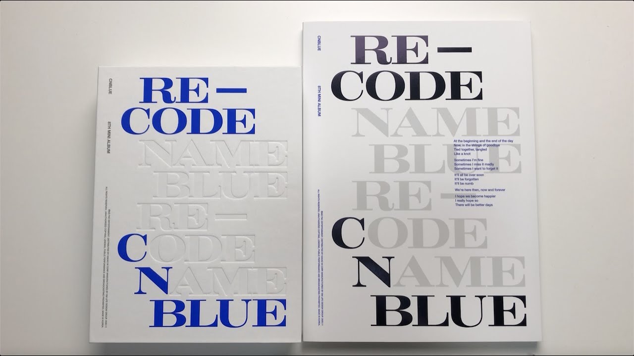 ♡Unboxing CNBLUE 씨엔블루 8th Mini Album RE-CODE (Standard