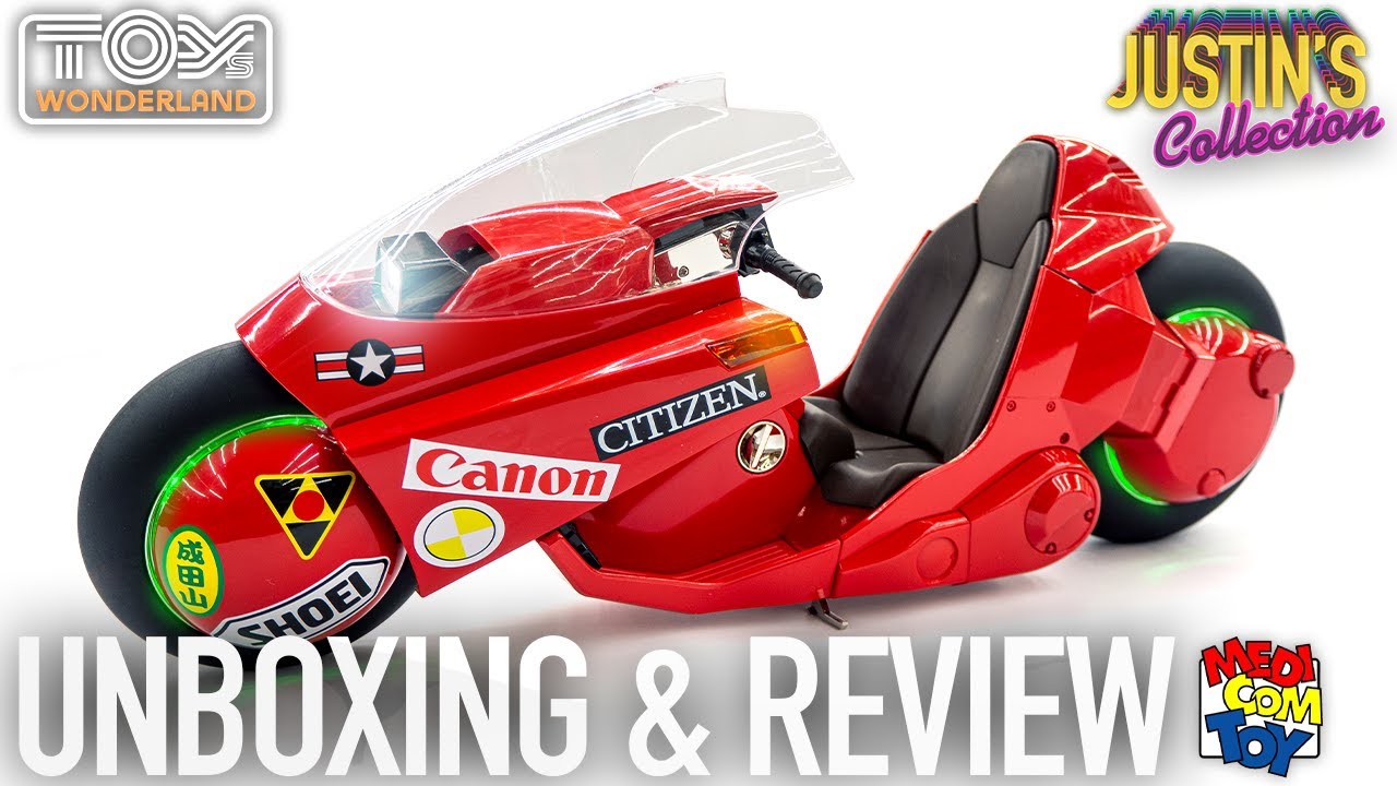 Akira Kaneda's Bike Revival 1/6 Scale Medicom x Bandai Unboxing