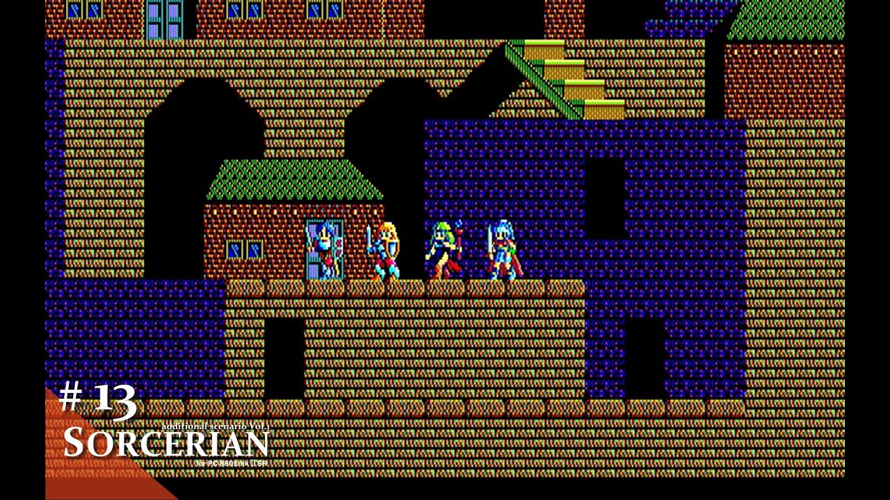 Play】PC-8801 SORCERIAN 追加シナリオVol.1 #13 レトロゲーム - YouTube