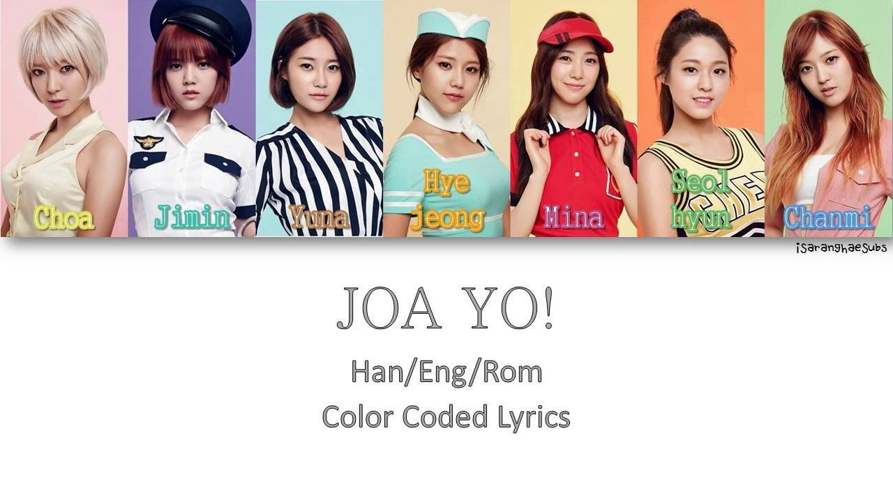 AOA - SHORT HAIR (단발머리) [Color Coded Han|Rom|Eng] - YouTube