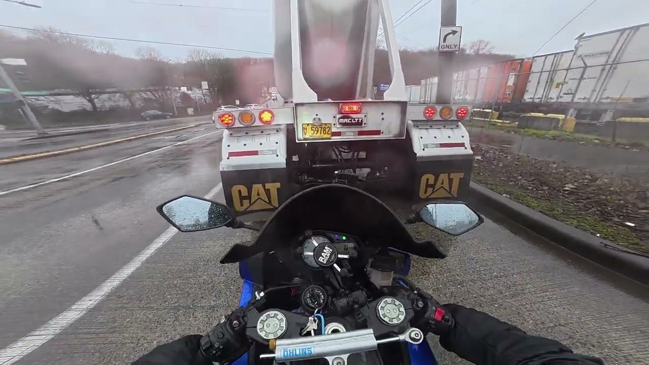 Subdued Sportbike Ride Kawasaki ZX6R 2007 Model - Just a relaxing