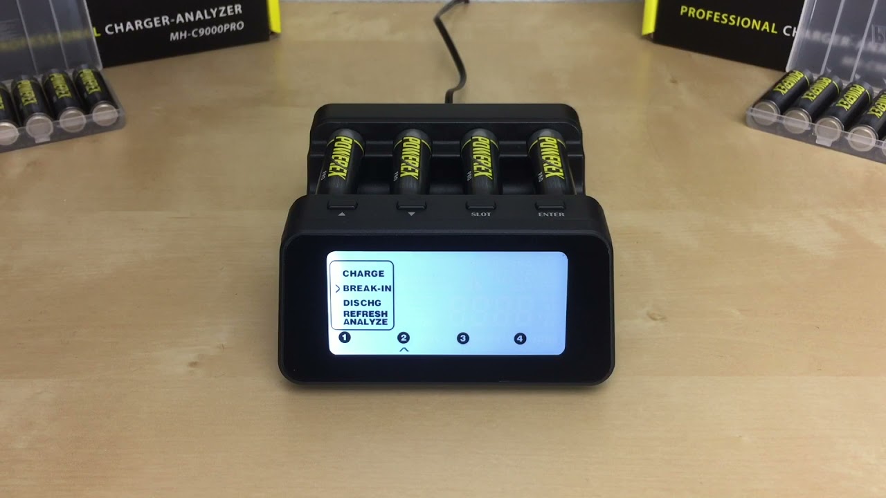 Powerex MH-C9000PRO Professional Charger-Analyzer - How To Use