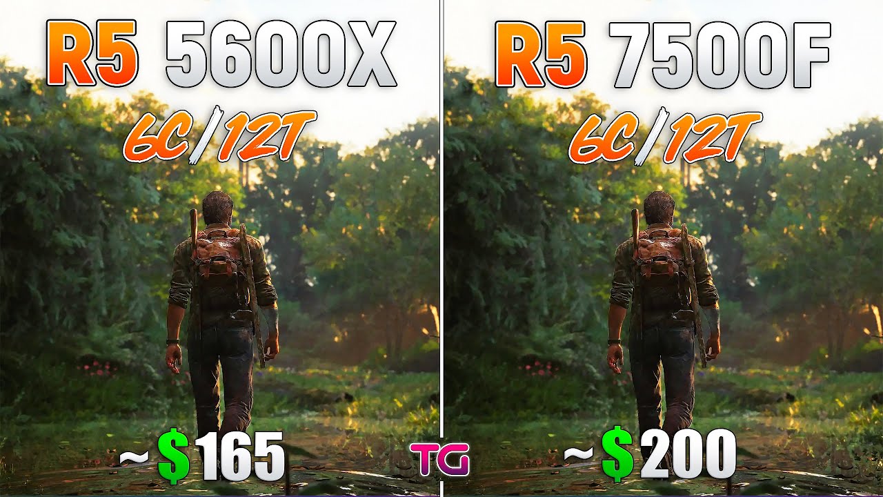 Ryzen 5 7500F vs Ryzen 5 5600X - Test in 10 Games - YouTube